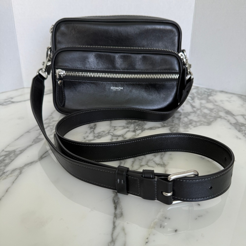Coach Dakota Crossbody Bag Black Leather w/ box, NWT